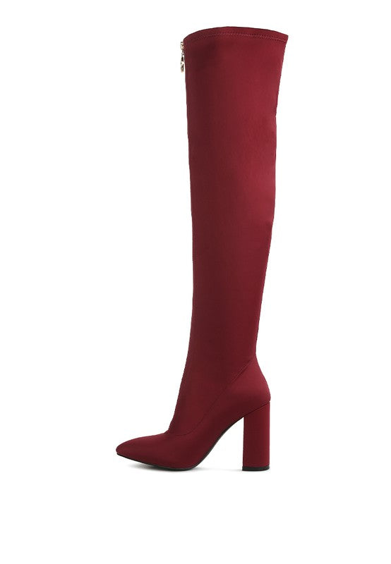 Ronettes Knee High Stretch Long Boots