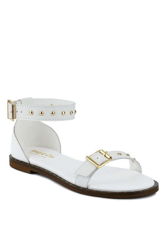 ROSEMARY Buckle Straps Flat Sandals