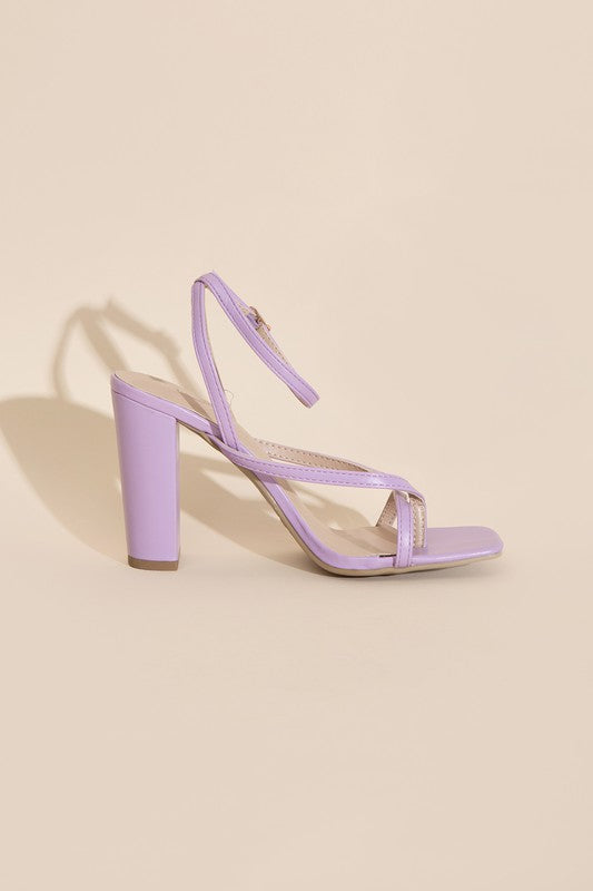 NILE-5 THONG STRAPPY HEELS